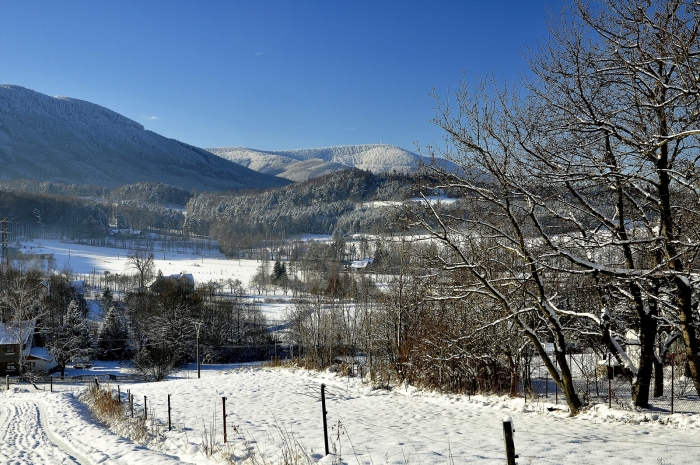 Beskydy, vzadu Radhošt